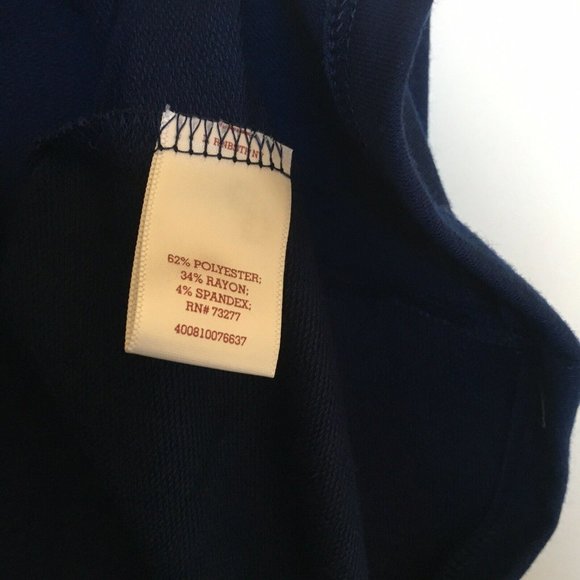 SO Womens Size Large Kohls Navy Stripe Knit Dress Jr Blue Stripe NEW NWT - Picture 3 of 6